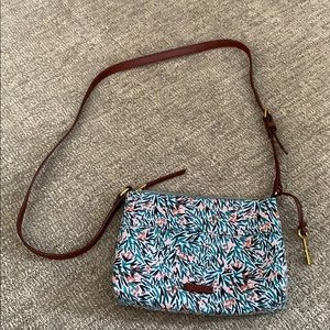 fossil cross body purse